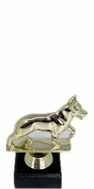 Dog Alsation Trophy 125mm
