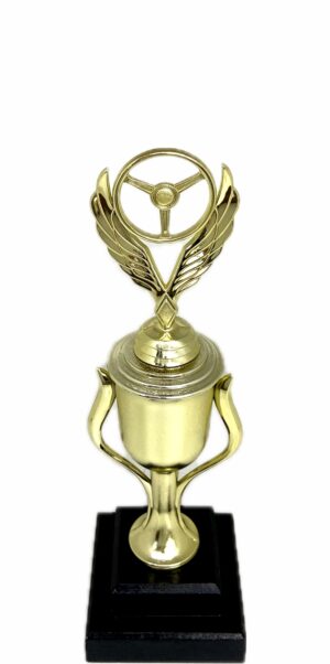 Winged Steering Wheel Trophy 310mm