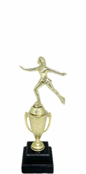 Ice Skater Female Trophy 280mm