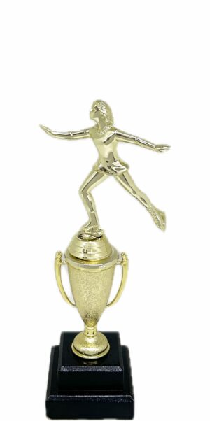 Ice Skater Female Trophy 305mm