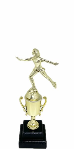 Ice Skater Female Trophy 280mm