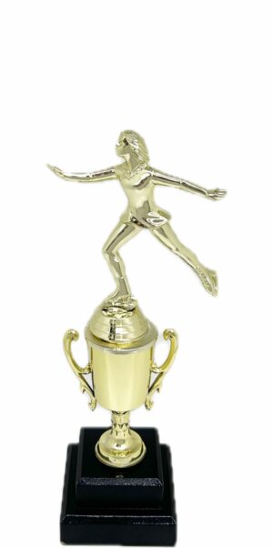 Ice Skater Female Trophy 305mm