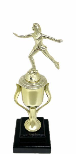 Ice Skater Female Trophy 340mm