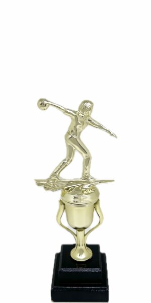 Ten Pin Bowling Allstar Female Trophy 265mm