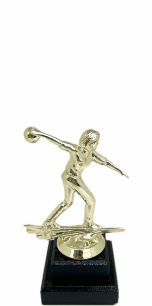 Ten Pin Bowling Allstar Female Trophy 175mm